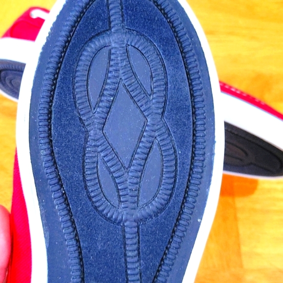 NWOT POLO Ralph Lauren Canvas Slip On EZ Strap w/ Velcro Closure Boat Shoe - Picture 11 of 11